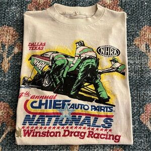 Vintage 1989 NHRA Winston Drag Racing T-shirt